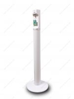 塑膠感應消毒液機連坐地柱 （型號：DM018)